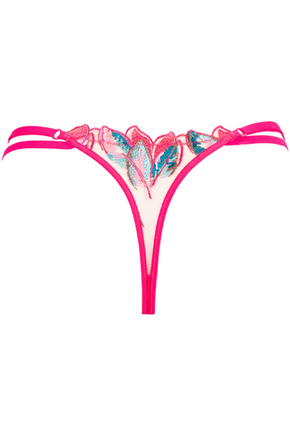 Atelier Amour Cherry Mini Thong Oiseau de Paradis - Strappy Knickers