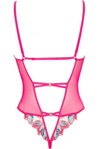 Atelier Amour Oiseau de Paradis Thong Bodysuit Cherry - Sexy Bodysuit