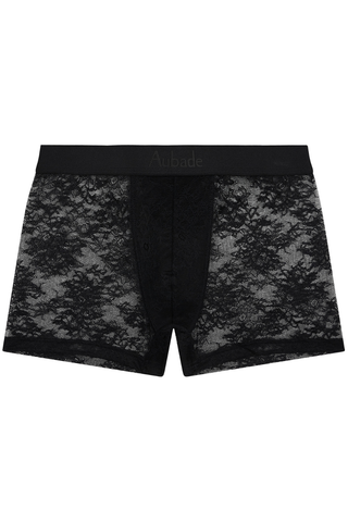 Aubade Homme Men's Dance Black Lace Boxers