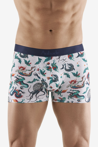Men's Mosaic Gots Boxer with mythical
creatures - Aubade Homme 