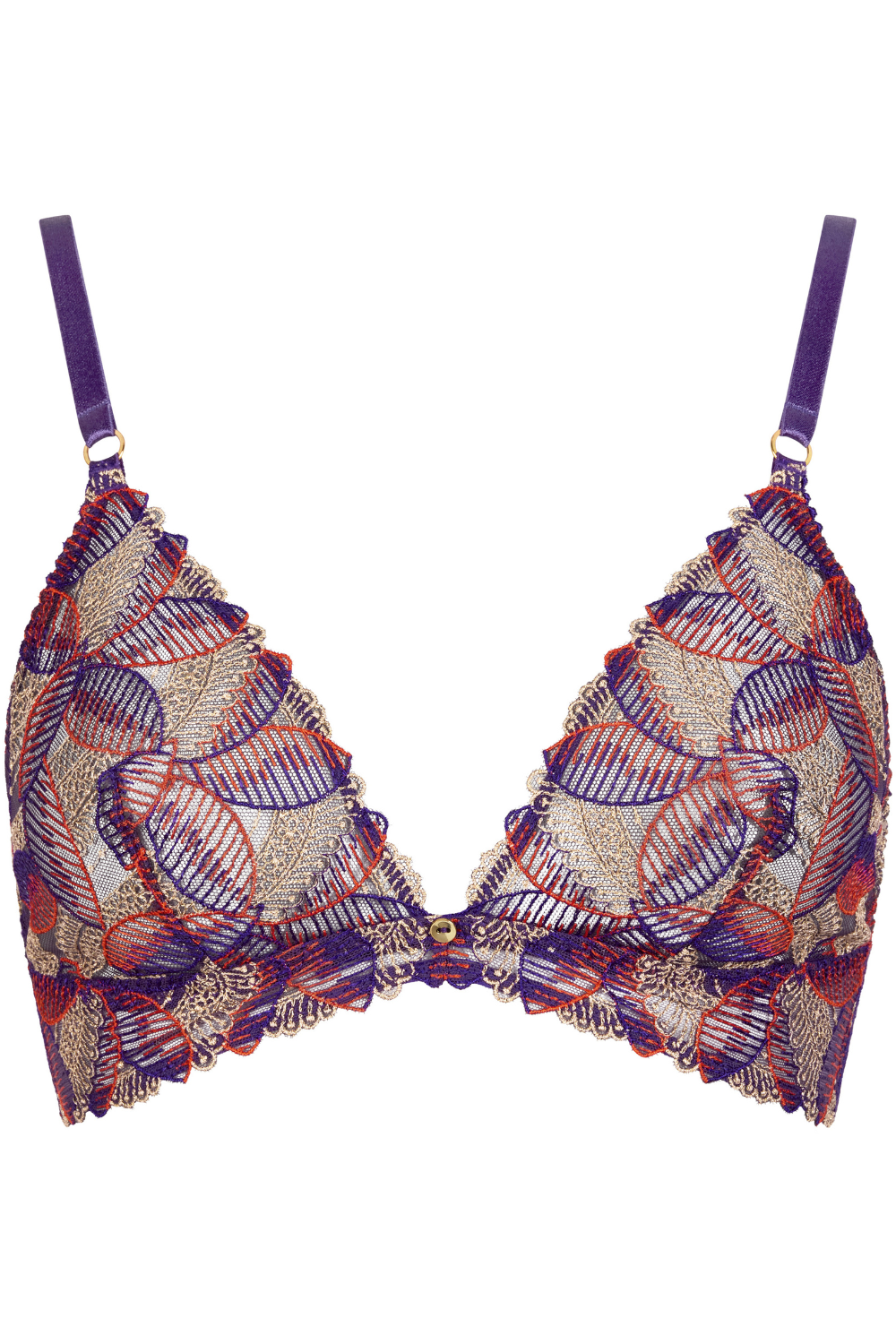 Aubade Purple Embroidery Triangle Bra Life Celebration – Empoura Aubade Purple Embroidery Triangle Bra Life Celebration – Empoura