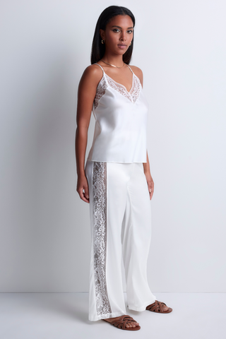 Aubade Midnight Whisper Opale Silk V Neck Camisole - Silk Tops