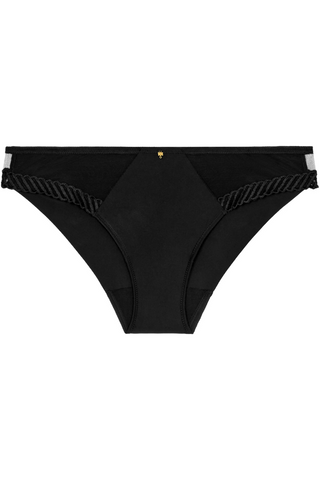 Aubade Black Brazilian Brief Sheer Emotion | French Knickers