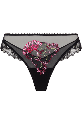 Lise Charmel Floraison Passion Thong Black