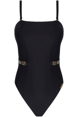 Black Strapless Swimsuit Lise Charmel Horizon Boreal