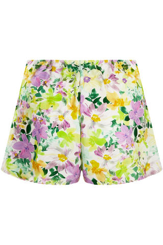 Lise Charmel Floral Print Satin Shorts L'Amour au Soleil - Satin Nightwear