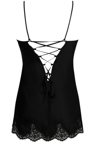 Lise Charmel Silk Babydoll Black - Splendeur Soie
