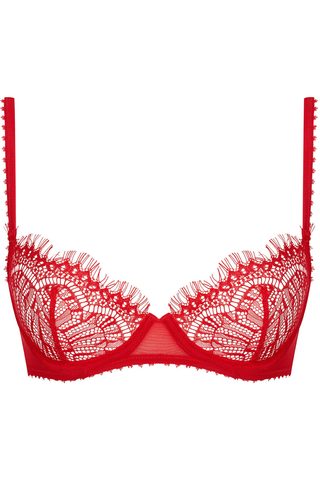 Maison Close Accroche Coeur Wire Bra Red