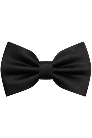 Maison Close Black Satin Bow Tie Accessory