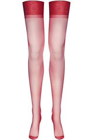 Maison Close Burgundy Nylon Stockings 15 Denier