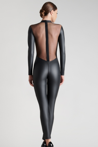 Maison Close Chambre Noire Long Sleeve Catsuit Black