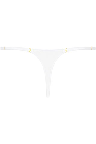 Maison Close Corps à Corps Mini Thong White