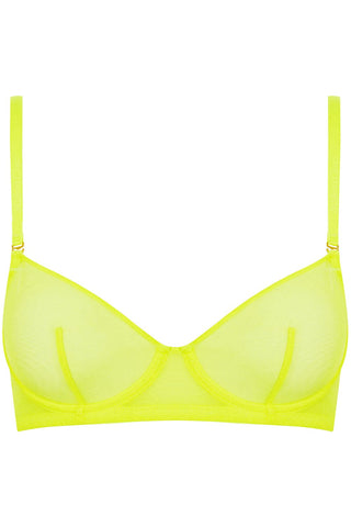 Maison Close Corps à Corps Neon Underwired Bra Yellow
