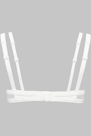 Maison Close Pure Tentation White Balconette Bra 