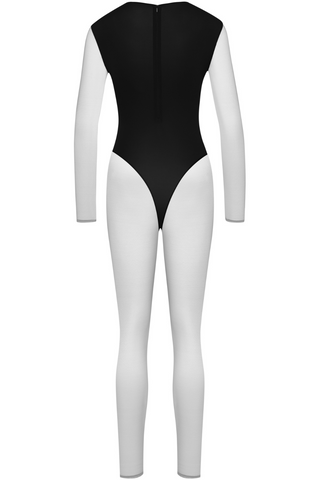 Maison Close Pure Tentation Black Long Sleeve Jumpsuit - Sexy Lingerie