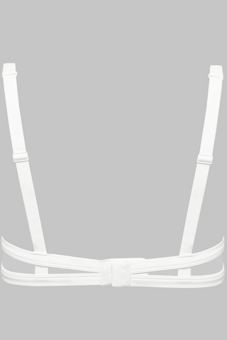 Maison Close Pure Tentation White Open Underwired Bra - Cupless Bra
